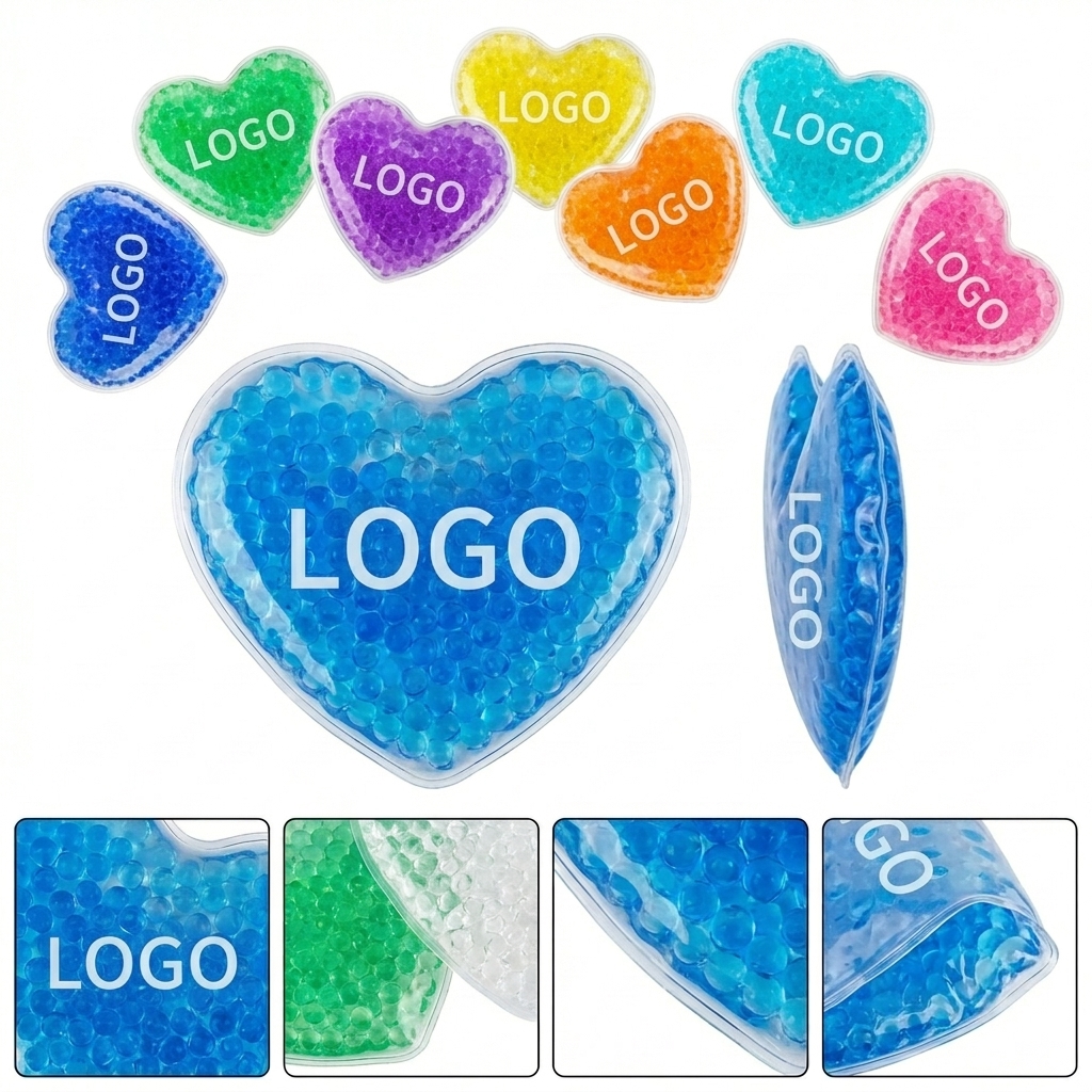 Heart-Shaped Hot & Cold Therapy Gel Pack for Targeted Pain Relief