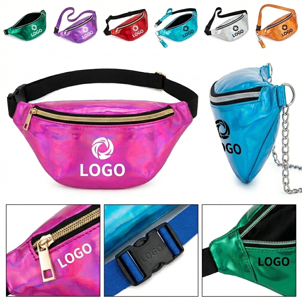 Customizable Water-Resistant Hip Pouch for Phones & Passports