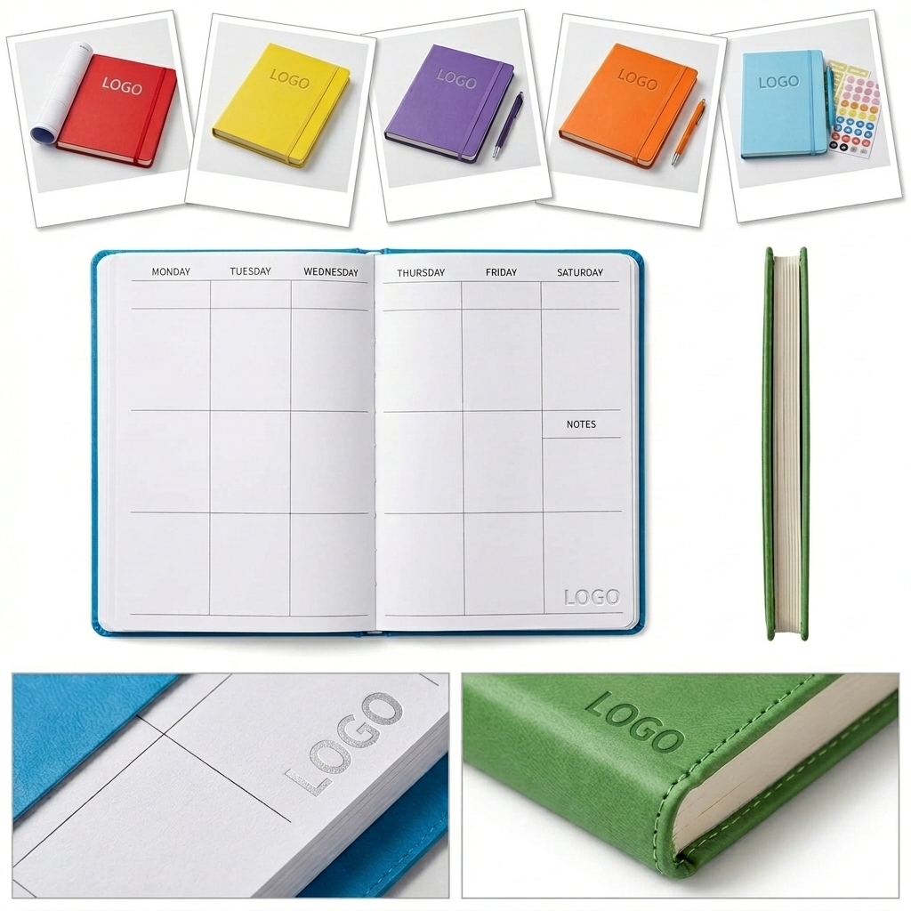 Vibrant Weekly Planner Notebook for Organized Minds