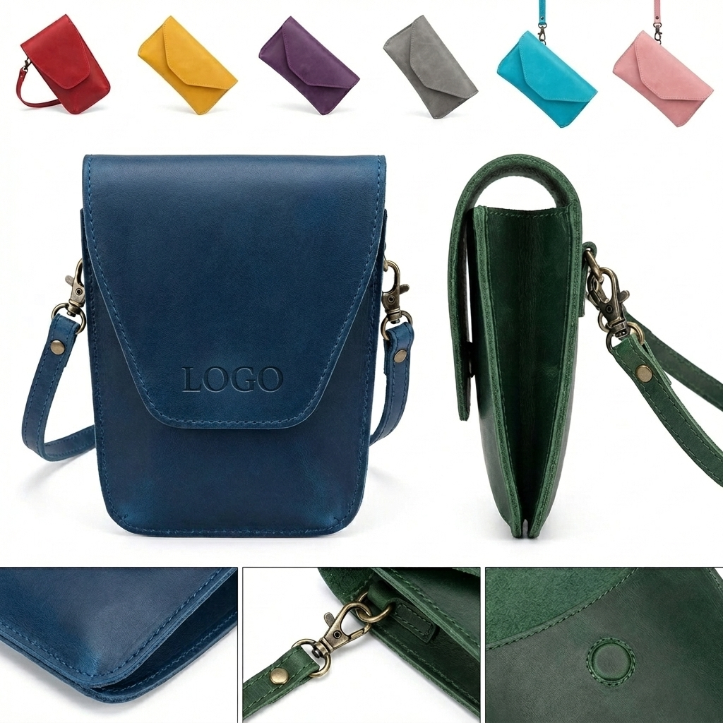 Chic Crossbody Phone Pouch in Vibrant Colors