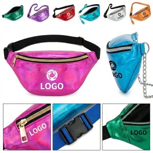 Customizable Water-Resistant Hip Pouch for Phones & Passports