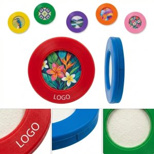 Colorful Plastic Refrigerator Magnets - Decorative Disc Set