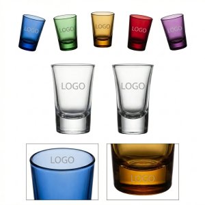 Vibrant 2oz Multi-Color Shot Glass Set for Precise Pouring